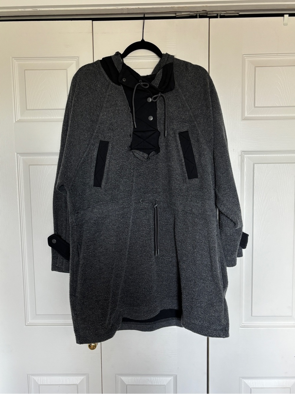 We The Free Dark Gray Hooded Pullover Sweatshirt